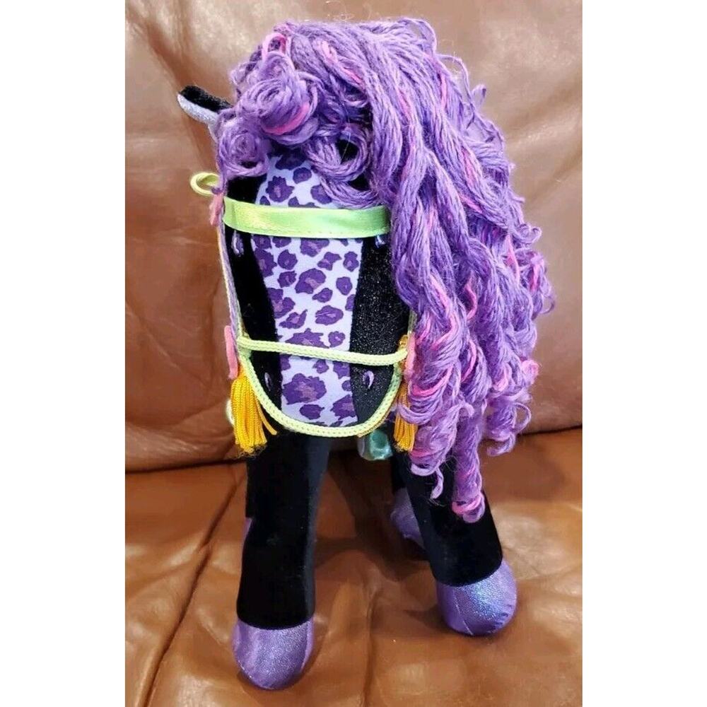 2006 Manhattan Toy 13 Inch Black Groovy Girls Horse Midnight Star Poseable